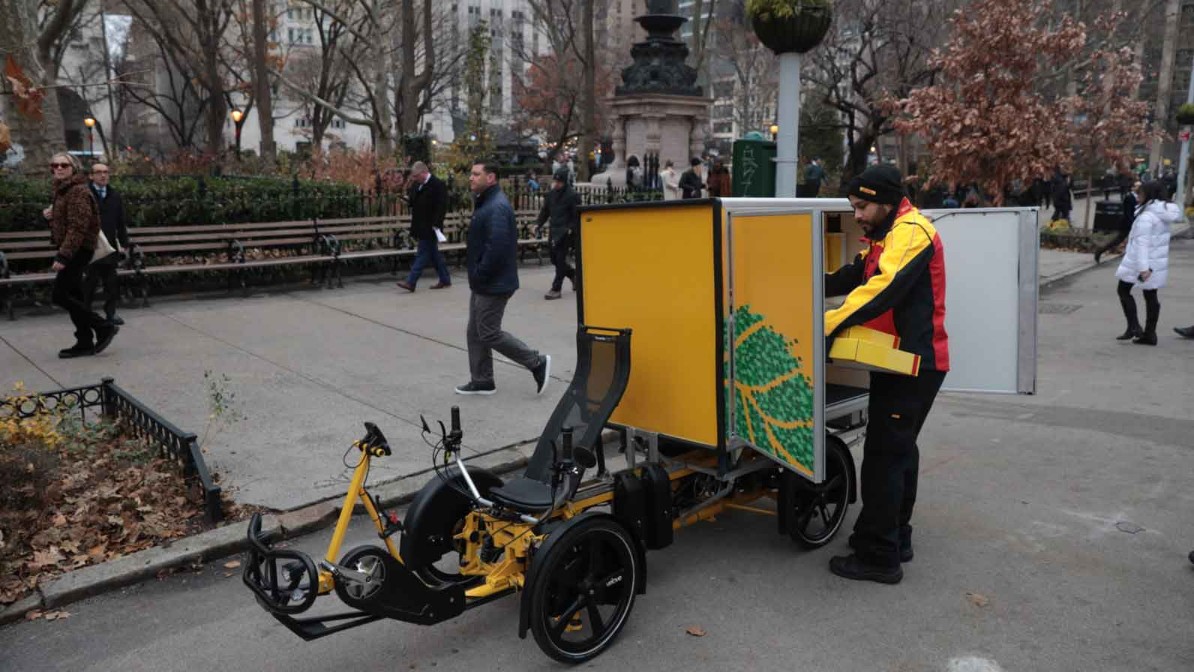 10. Dez. 19: Cubicycle in New York City: DHL testet Einsatz von ...