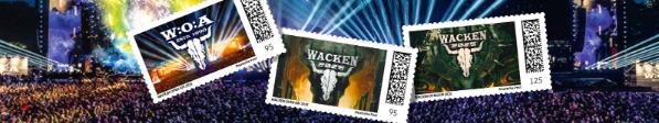 Briefmarken Wacken 2025