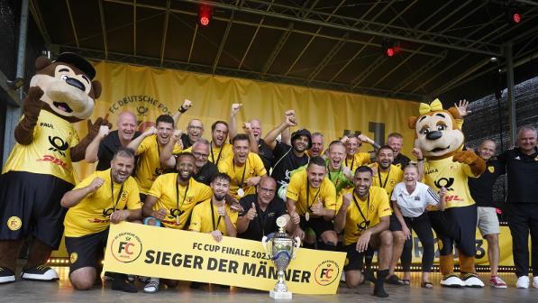 Siegerehrung der Männer beim FC Cup Finale 2023