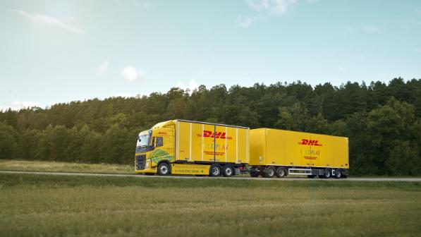 DHL Coldplay truck 