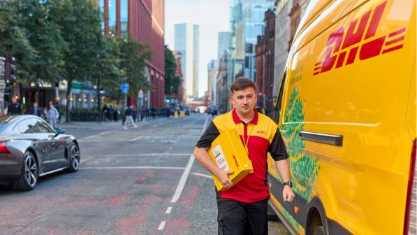 Delivery van in London