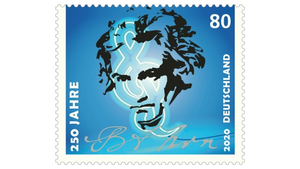 Special stamp 'Ludwig van Beethoven's 250th anniversary'