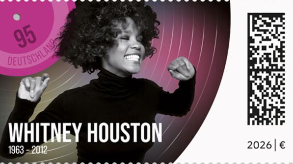 Briefmarke Whitney Houston