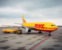 A DHL plane